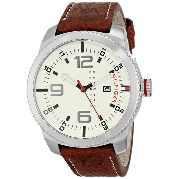 Tommy Hilfiger Men's 1791013 Graham Brown Leather Watch