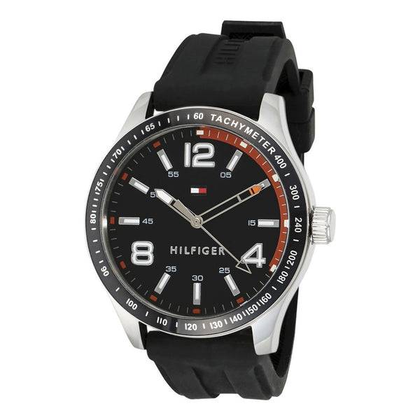 Tommy Hilfiger Men's 1791179 Sport Black Silicone Watch