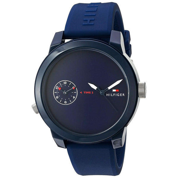 Tommy Hilfiger Men's 1791325 Denim Blue Rubber Watch