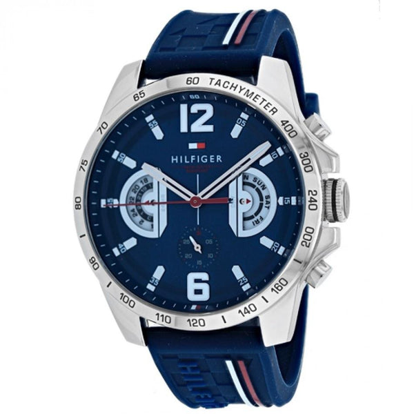 Tommy Hilfiger Men's 1791476 Decker Blue Silicone Watch