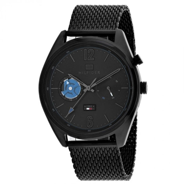 Tommy Hilfiger Men's 1791547 Deacan Black Stainless Steel Watch