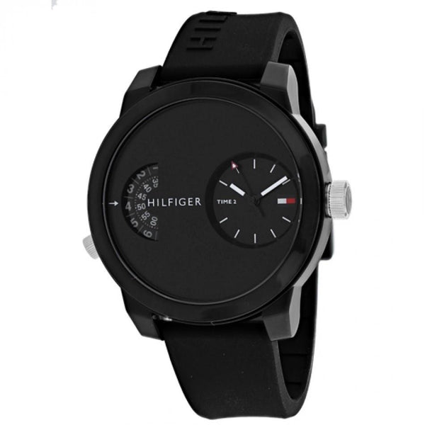 Tommy Hilfiger Men's 1791555 Sport Black Silicone Watch