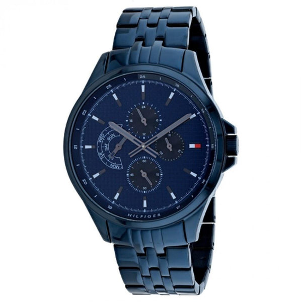 Tommy Hilfiger Men's 1791618 Date Blue Stainless Steel Watch