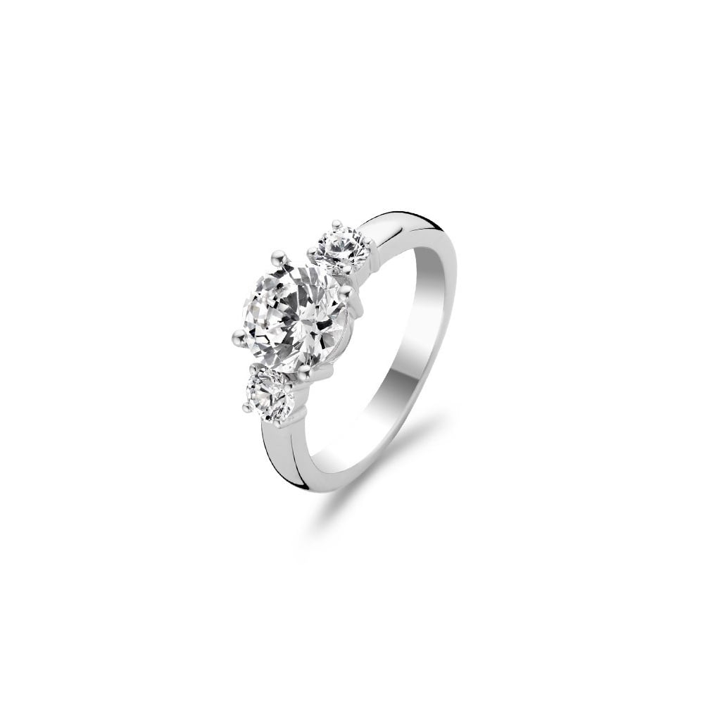 THREE ZIRCONIA RING