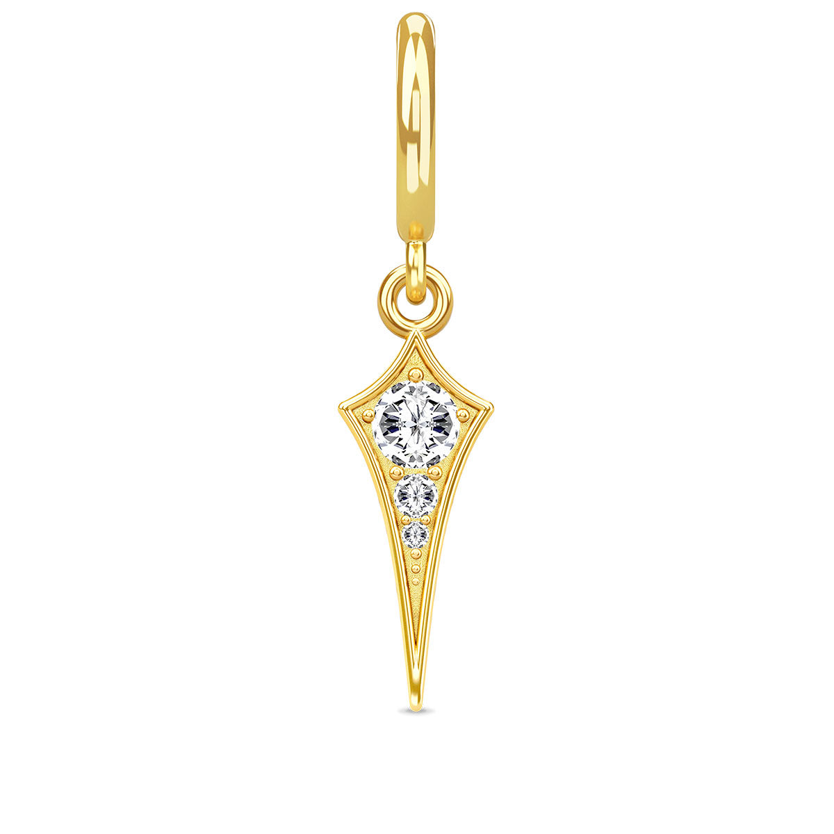 Royal Spear Charm (Gold)