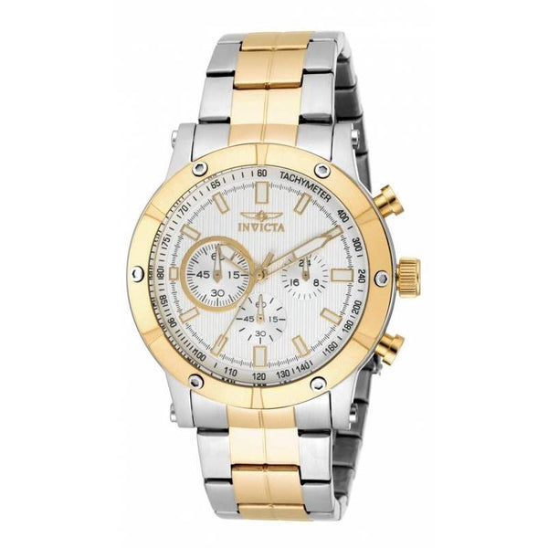 Invicta Men's 18164 Specialty Multi-Function Gold-tone and Silver Stainless Steel Watch