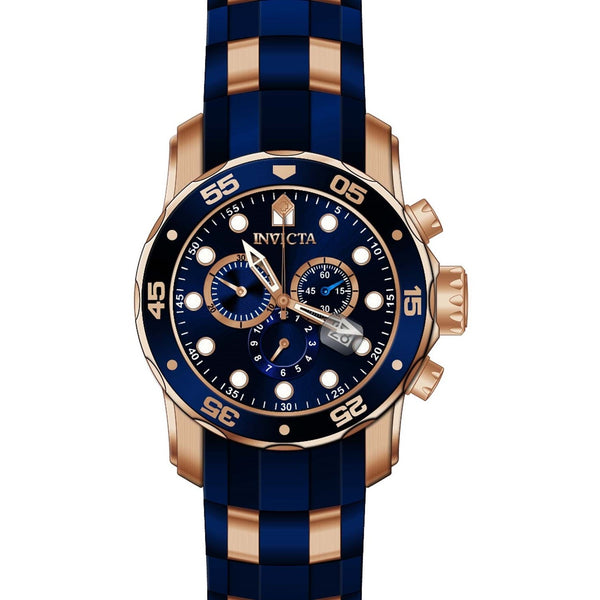 Invicta Men's 18197 Pro Diver Scuba Blue and Gold-tone Polyurethane and Stainless Steel Watch