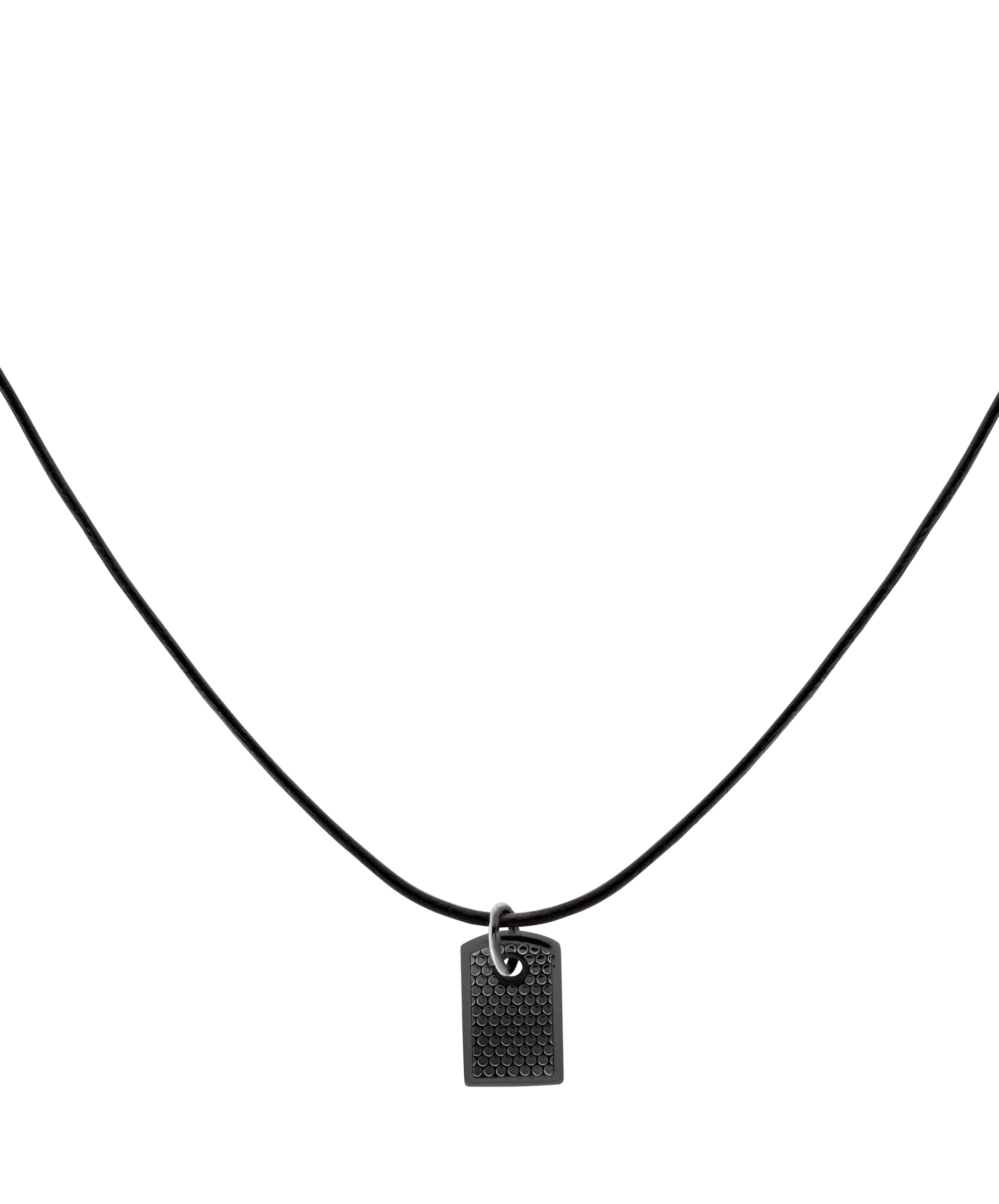 MOVADOMicro Tag on Cord Men's Necklace