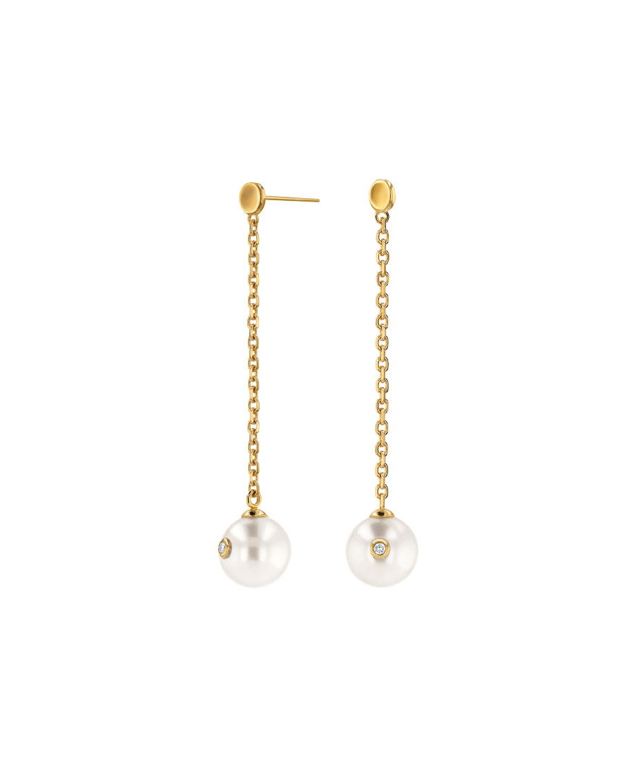 MOVADOPearl With Diamond Accent Drop Women's Earrings