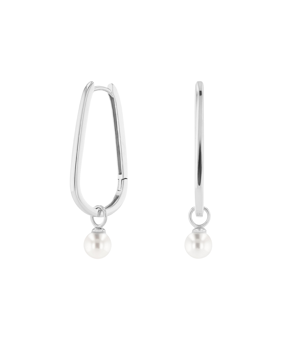 MOVADOPearl Teardrop Hoop Women's Earring