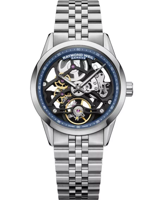 Raymond Weil® Analogue 'Freelancer Calibre Rw1212 Skeleton' Men's Watch 2783-ST-50000