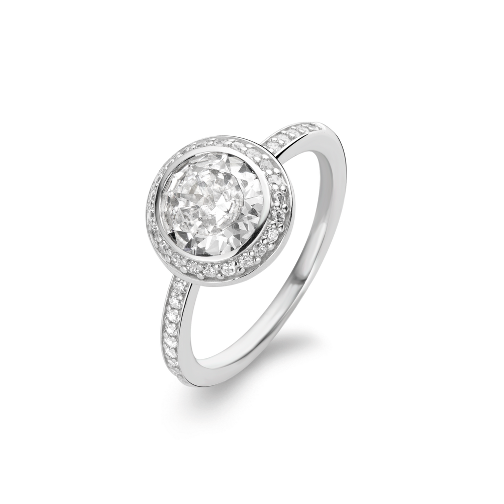 ZIRCONIA HALO RING