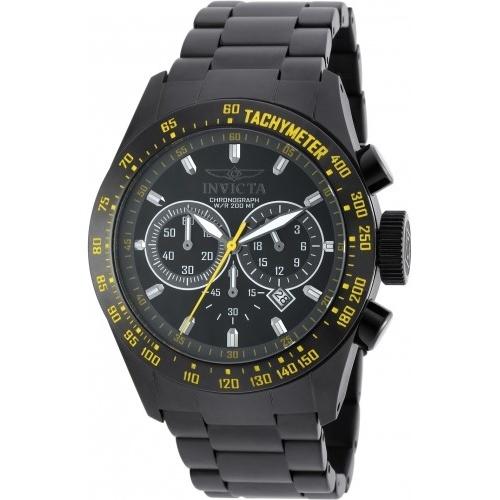 Invicta Men's 19297 Speedway Chronograph Black Stainless Steel Watch