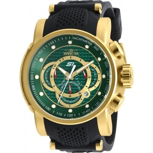 Invicta Men's 19329 S1 Rally Black Polyurethane and Stainless Steel Watch