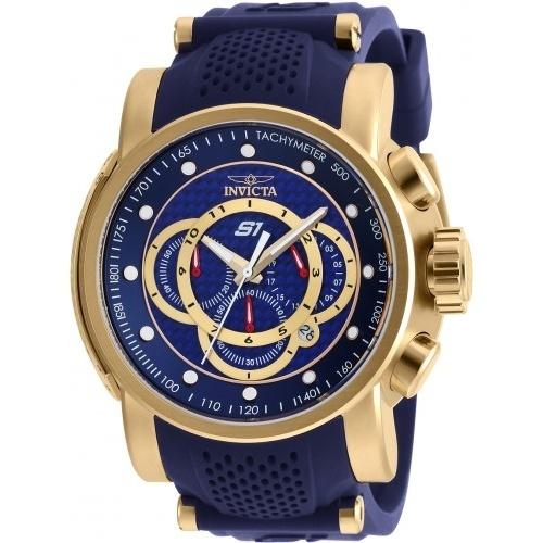 Invicta Men's 19330 S1 Rally Multi-Function Blue Polyurethane and Stainless Steel Watch