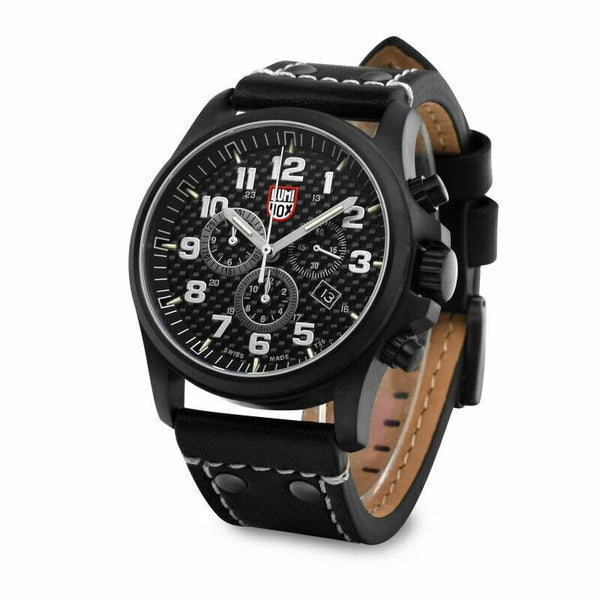 Luminox Men's 1941 Atacama Field Chronograph Chronograph Black Leather Watch