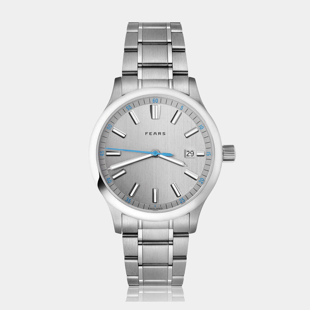 Fears Redcliff 39.5 Date Pewter Grey Automatic – BS139.510-Grey-B