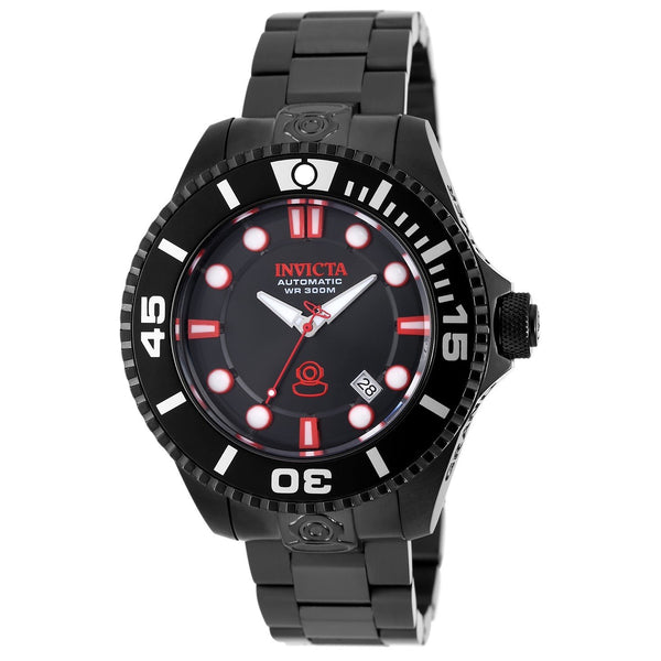 Invicta Men's 19809 Pro Diver Automatic Black Stainless Steel Watch