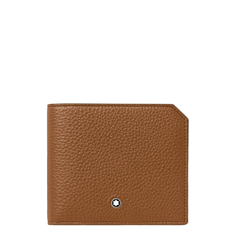 198366 Soft Grain Wallet 8cc In Caramel Leather