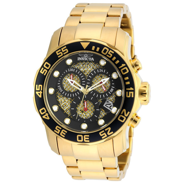 Invicta Men's 19837 Pro Diver Gold-Tone Stainless Steel Watch