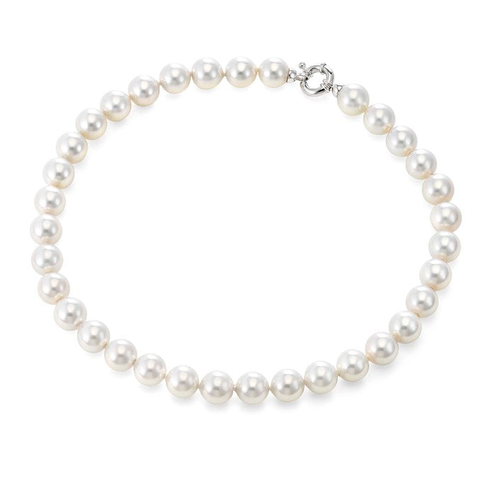 White Pearl Necklace (12mm)