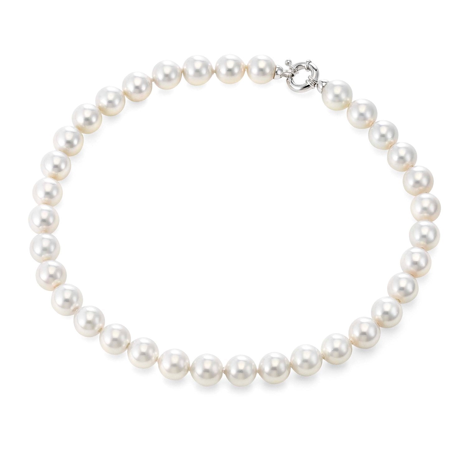 White Pearl Necklace (10mm)