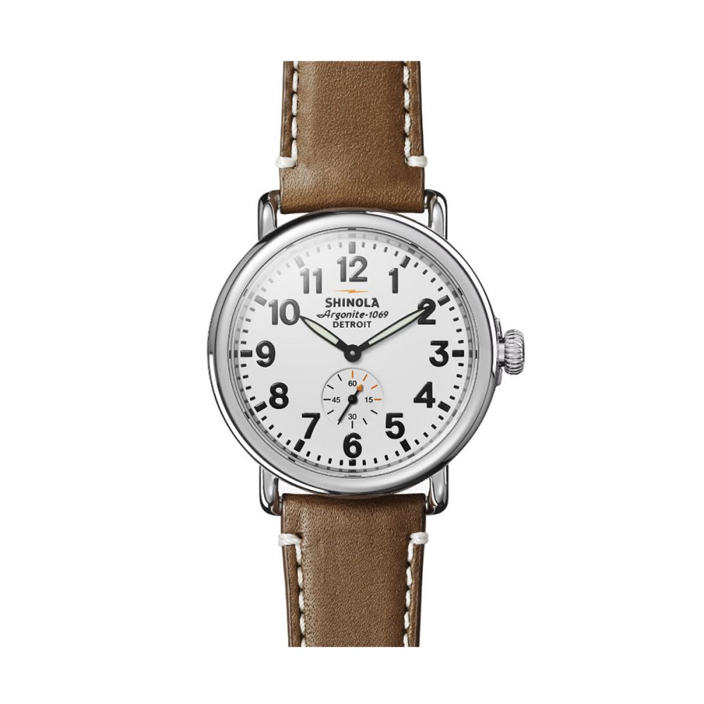 Runwell 41mm Watch, White Dial