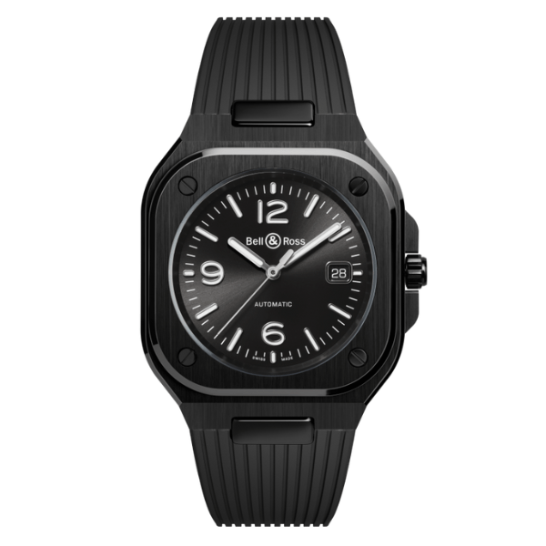 Bell & Ross BR 05 Black Ceramic on Rubber - BR05A-BL-CE/SRB