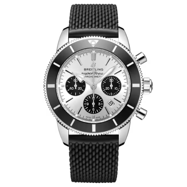 Breitling Superocean Heritage Chronograph 44 Silver Dial - AB0162121G1S1
