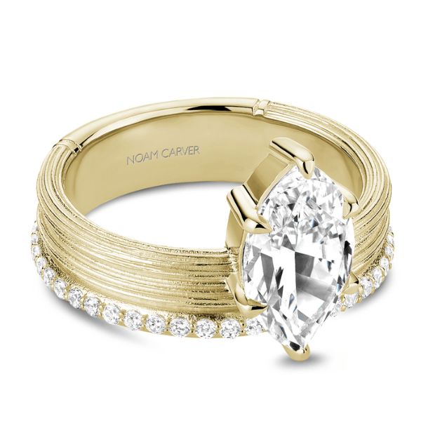 Noam Carver 14K Yellow Gold Marquise Diamond Engagement Ring - B453-01YM-FCYA