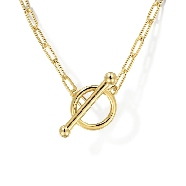 Gabriel & Co. 14K Yellow Gold Chain Necklace with Toggle - NK7036Y4JJJ