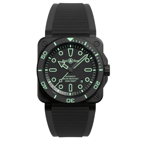 Bell & Ross BR-03 Diver Lum Outline - BR03A-D-OL-CE/SRB