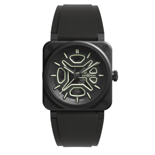 Bell & Ross BR-03 Skeleton Lum Ceramic - BR03A-LM-SKCE/SRB