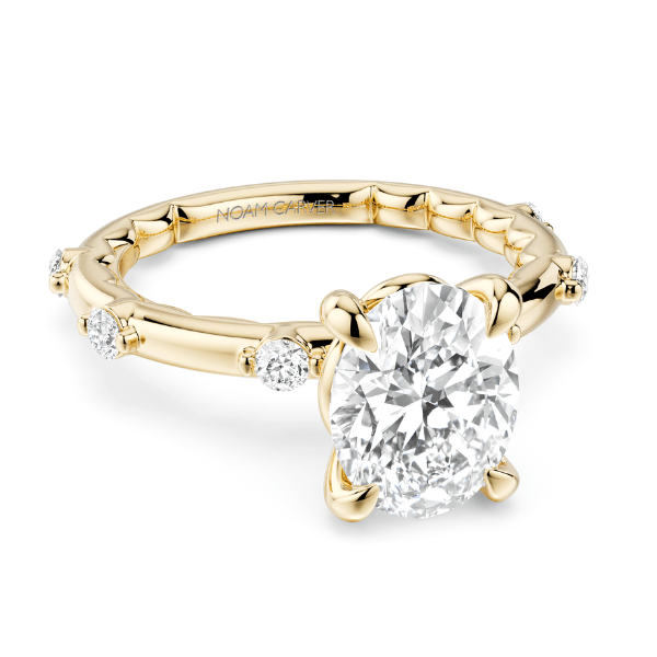 Noam Carver 14K Yellow Gold Pear Diamond Engagement Ring - LU017-02YM18-A