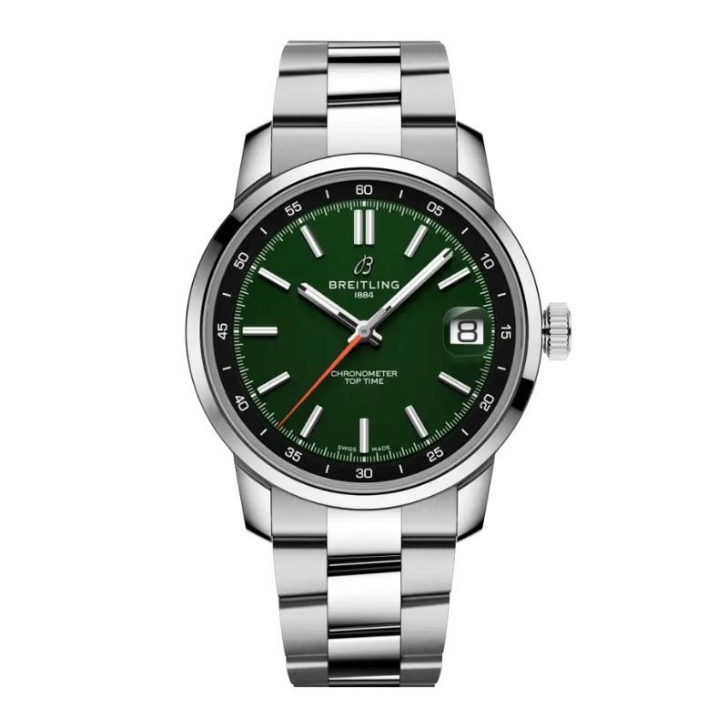 Breitling Top Time B31 Green on Bracelet - AB3113171L1A1