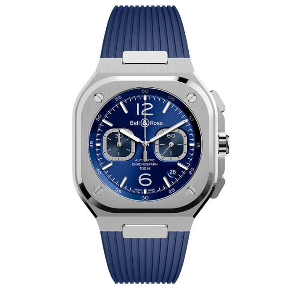 Bell & Ross BR-05 Chronograph Blue Steel - BR05C-BLU-ST/SRB