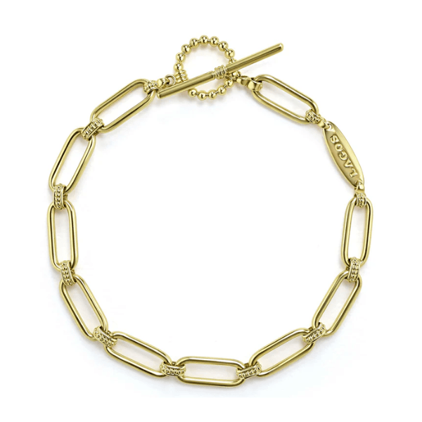 Lagos 18K Gold Petite Link Bracelet - 05-10387-7