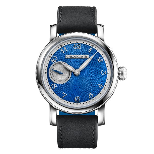 Chronoswiss Stainless Steel Small Second Blue Orbit 40mm - CH-8023.2-BLSI
