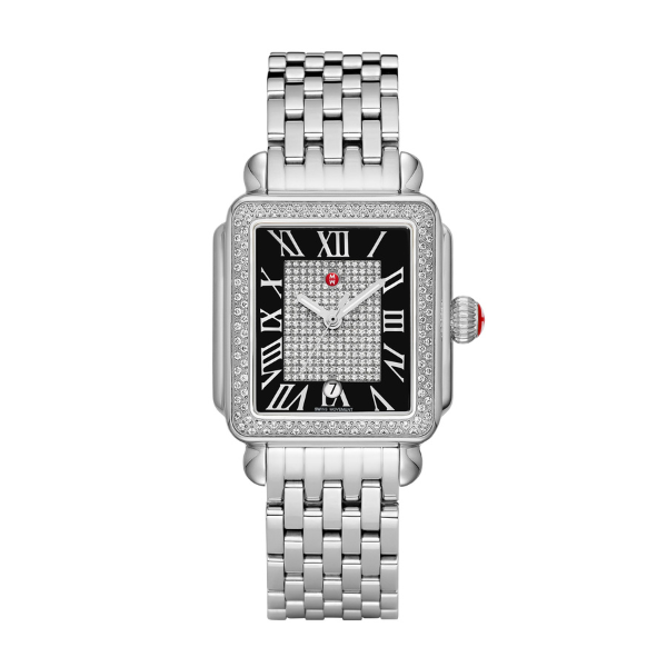 Michele Limited Edition Deco Madison Stainless Steel Diamond Watch - MWW06T000274