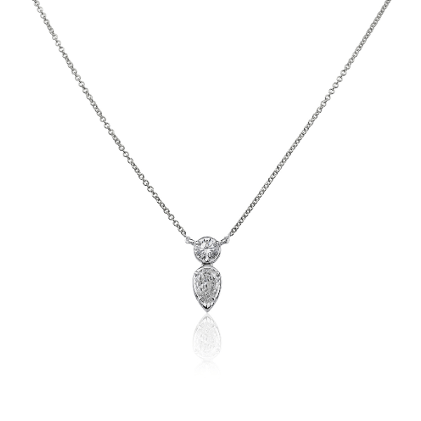Christopher Designs L'Amour Crisscut Mixed-Shape Diamond Necklace - L742P-040/V14368