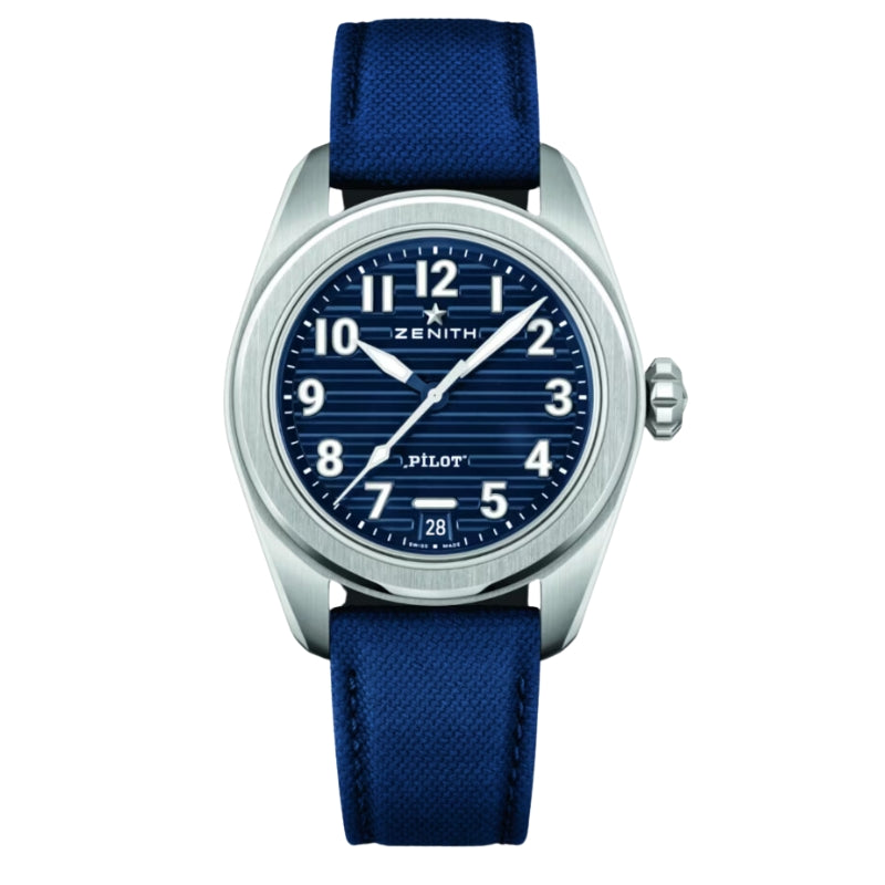 Zenith Pilot Automatic Date Steel - 03.4000.3620/51.I003