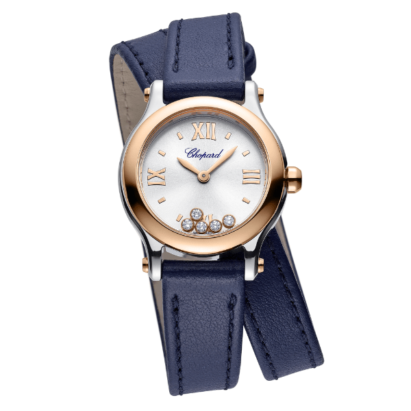 Chopard Happy Sport Two-Tone 18k Rose Gold & Stainless Steel Watch - 278620-6001