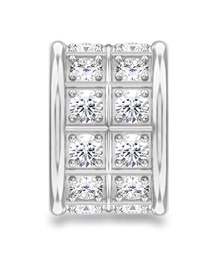 White Passion Charm (Silver)