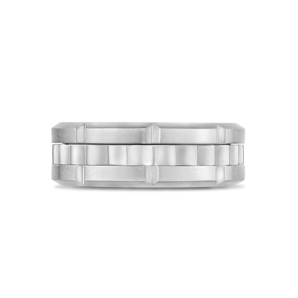 Matte & Shiny Spinner Ring