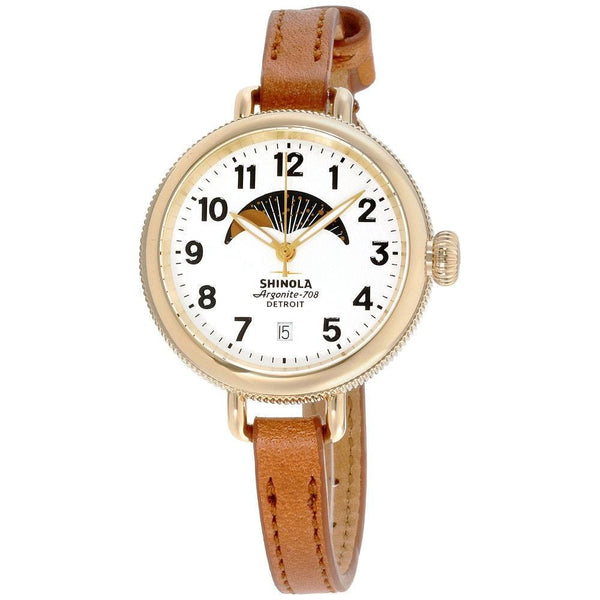 Shinola Women's 20008179 The Birdy Brown Leather Watch