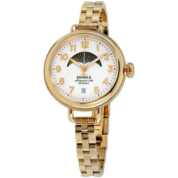 Shinola Women's 20008180 The Birdy Gold-Tone Stainless Steel Watch