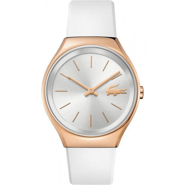 Lacoste Women's 2000966 Valencia White Silicone Watch
