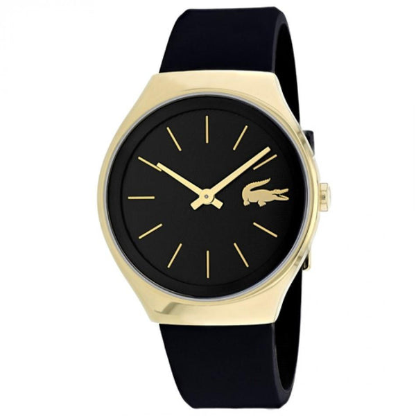Lacoste Women's 2000967 Valencia Black Silicone Watch