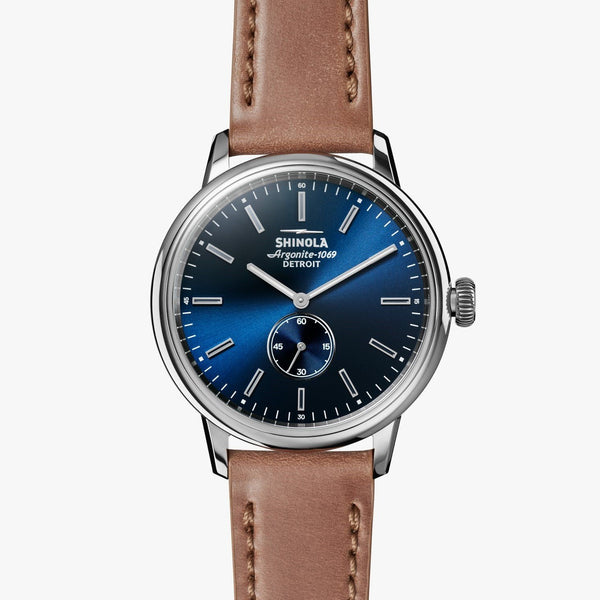 Shinola Men's 20058979 The Bedrock Beige Leather Watch