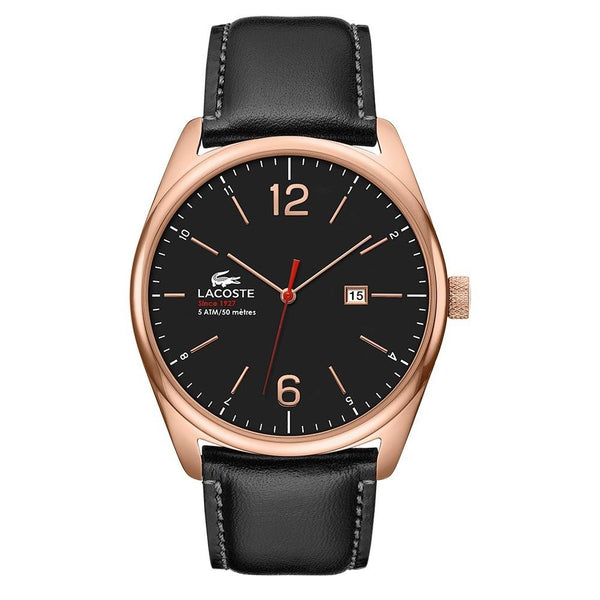 Lacoste Men's 2010747 Austin Black Leather Watch